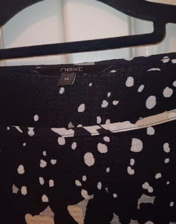 Next Long Sleeved Mixed Print Dress