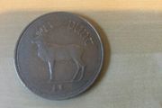 Irish pound coin 1990