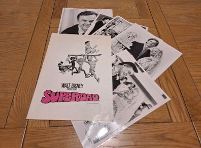 1973 Superdad Press Kit Walt Disney Kurt Russell