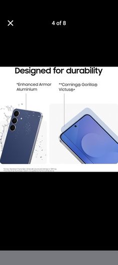 Samsung Galaxy S25 FE, AI Smartphone, Slim 7.4mm Frame, 6.7" FHD Display, 50MP Camera, Exynos 2400, 128 or 256GB Storage, 8GB Memory, 4900 mAh Battery, Navy, 3 Year Extended Warranty (UK Version)