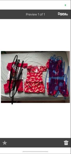 Leigh tucker dunnes Christmas family pyjamas age 3-4