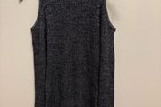 New Look Women's Black Glitter Crew Neck Jumper,Size 12