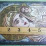 Hand made Orthodox icon Jesus Christ child and Virgin Mary Image 10