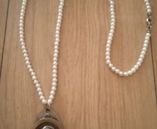 Upcycled handmade pendant