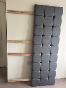 Super King Divan Bed with Custom Made Headboard