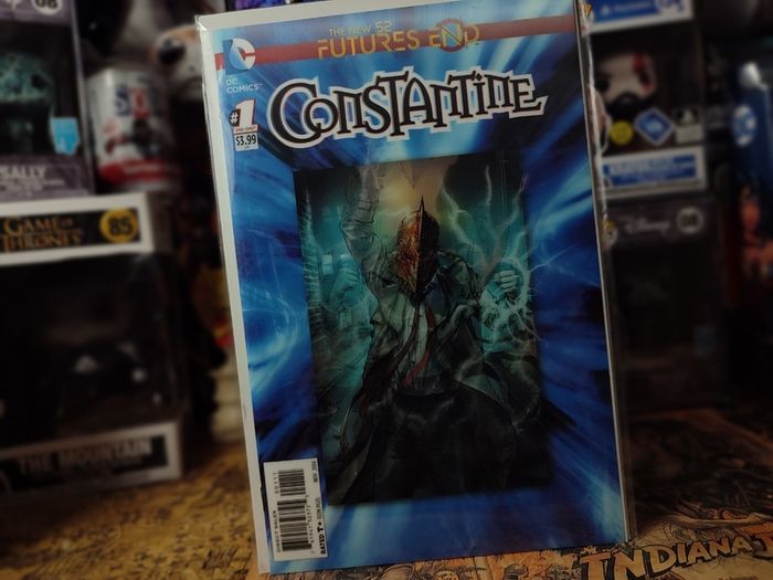 Constantine ! Futures End ! One-Shot ! Juan Ferreyra 3-D Motion Cover ! 2014 ! by DC Comics !