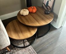 Two Round Coffee Tables