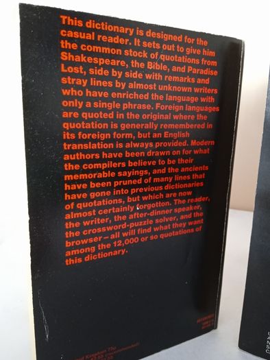 Penguin Box of Quotations: Penguin Dictionary of Quotations and Penguin Dictionary of Modern Quotations  by J. M. and M. J. Cohen (PT120)