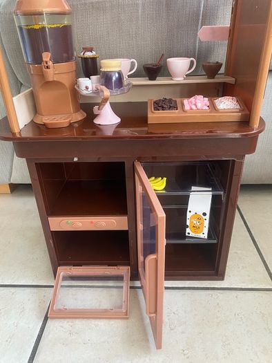 Our Generation Hot chocolate/ Coffee Shop stand with accessories
