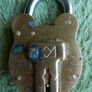 Vintage Lucky Padlock, without key Image 2