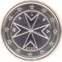 Malta 1 Euro Regular Coin 2023 . Uncirculated.