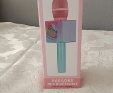Karaoke microphones with wireless speaker