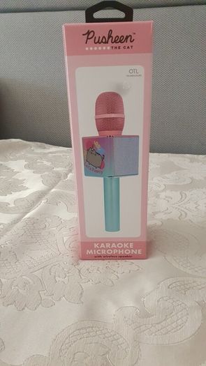 Karaoke microphones with wireless speaker