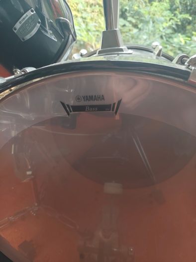Yamaha Stage Custom Drum kit with Meinl cymbals and fancy stool