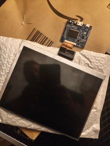 8-inch iPS display module with hdmi board