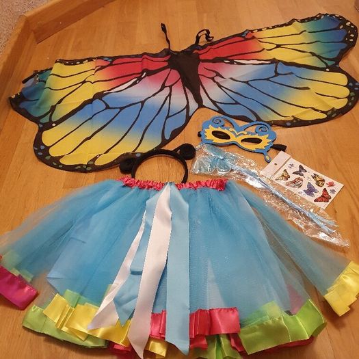 A butterfly costume for 4-6 years old