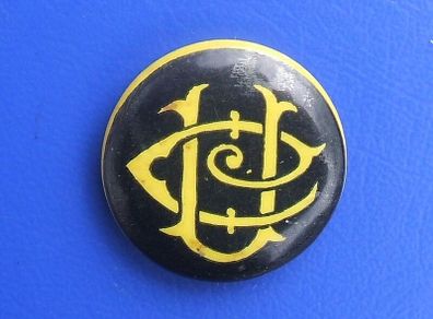 CU CHRISTIAN UNION (religious) - a vintage button badge (1950's or earlier)