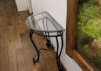 Glass top table