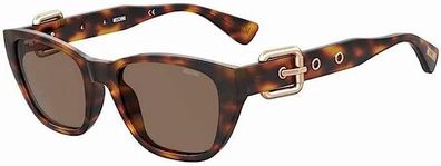 Moschino Unisex Sunglasses Mos130/s, 086/70 Havana, 205412, 100% Original
