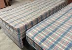 Beds/Single Beds x 2 One Fits Under the Other to Conserve Space .. Ideal for Rented Property