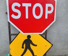 Road signs x 2
