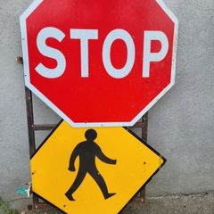 Road signs x 2