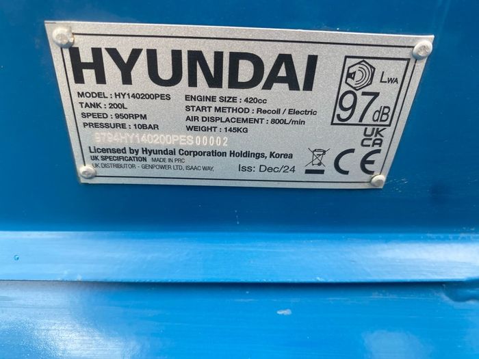 Choice Of Two Hyundai Key Start Compressor