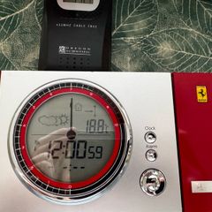 Oregon Scientific Ferrari Maranello FSP-301 projection alarm/weather clock