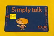 Card 1288 Simply Talk 3pounds Gemplus