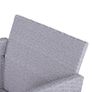 5 Pcs PE Rattan Garden Furniture Set, 2 Armchairs 2 Stools Glass Top Table Cushions Wicker Weave Chairs Outdoor Seating Image 5