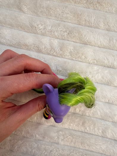 My Little Pony G4 approx. 3" Target Power Ponies Mane-iac Mayhem Brushable Used Please see photos