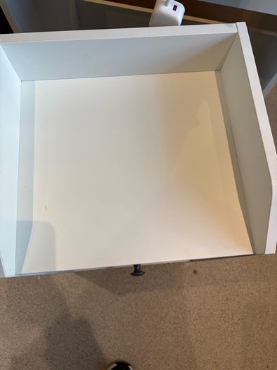 Hauga Bedside Table locker  White