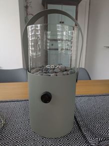 Cosiscoop gas lantern with extra gas canister - outdoors use only
