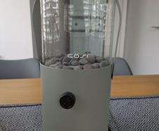 Cosiscoop gas lantern with extra gas canister - outdoors use only