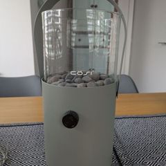 Cosiscoop gas lantern with extra gas canister - outdoors use only