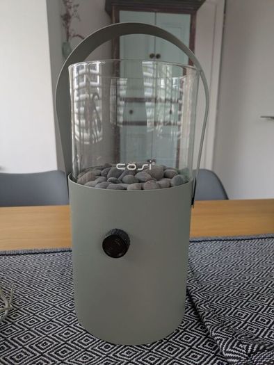 Cosiscoop gas lantern with extra gas canister - outdoors use only
