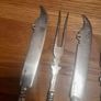 vintage chinese solid silver cutlery ,172g,full halmark Image 5