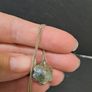 Pearl, diamond pendant and silver necklace Image 3