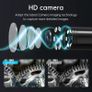 2.4 Inch 1m IPS Screen Industrial Snake Endoscope Pipe Inspection Camera Borescope with 2600mAh Battery for Checking Car Sewer Image 4