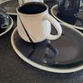 6 Denby oyster buffet saucers and mugs Image 4