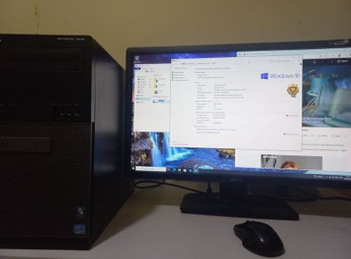 Dell Optiplex 7010 Mt Intel Core I7-3770 3.40ghz Cpu, 24inch Monitor, 12gb Ram 250gb Ssd, 1tb 3.5 Hdd, Dvd-rw Win10 Pro