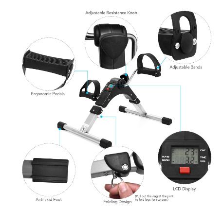 BRAND NEW Indoor Cycling Bike Stepper w/ Adjustable Resistance For Home Office Gym