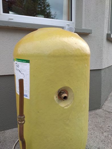 Insulated copper water cylinder / immersion tank