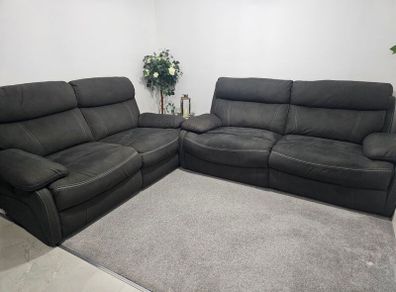 Hardy 2 and 3 Seater | USB | Power Recliner | Grey from Harvey Norman