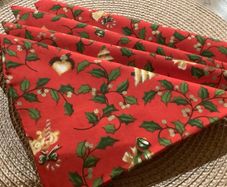 4 New Christmas Napkins