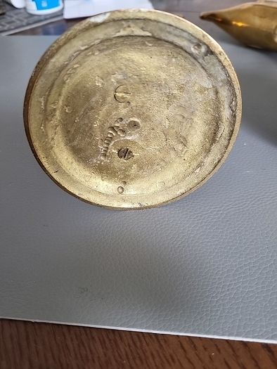 Antique stork ornaments brass