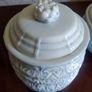 NEW ANTHROPOLOGIE Embossed Small Tureen and Jar Image 4