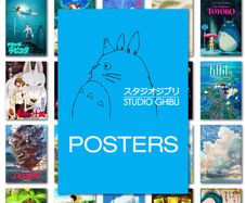 Studio Ghibli - A3 / A4 Posters