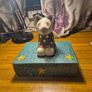 Rare Find: Vintage 1940s Art Deco Wooden Trinket Box Image 2