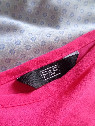 F & F Cerise V Neck Sleeveless Top for Sale